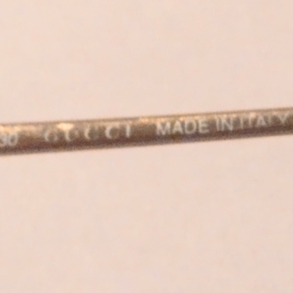VTG Gucci Gold Bronze Oval Eyeglasses Frames GG2641 3XG 50 19 130 - Picture 9 of 10